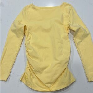 Soft Surroundings Butter Yellow Long Sleeve top
